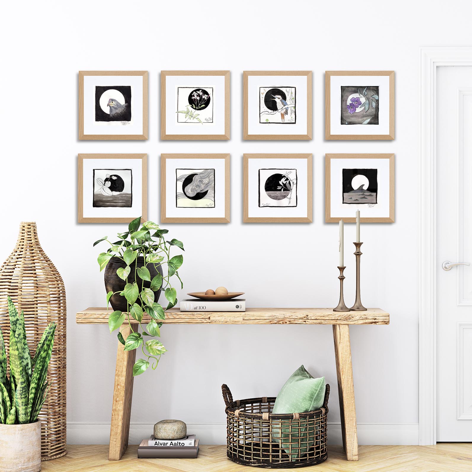 Moon GreetingsOriginal art from the Sense of Place & Season Collections