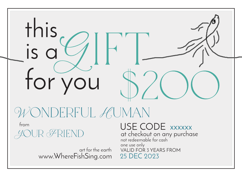 GiftVoucher -sample- $200