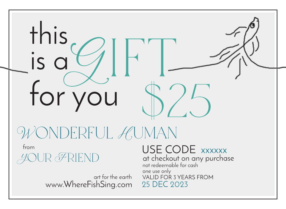 GiftVoucher -sample- $25