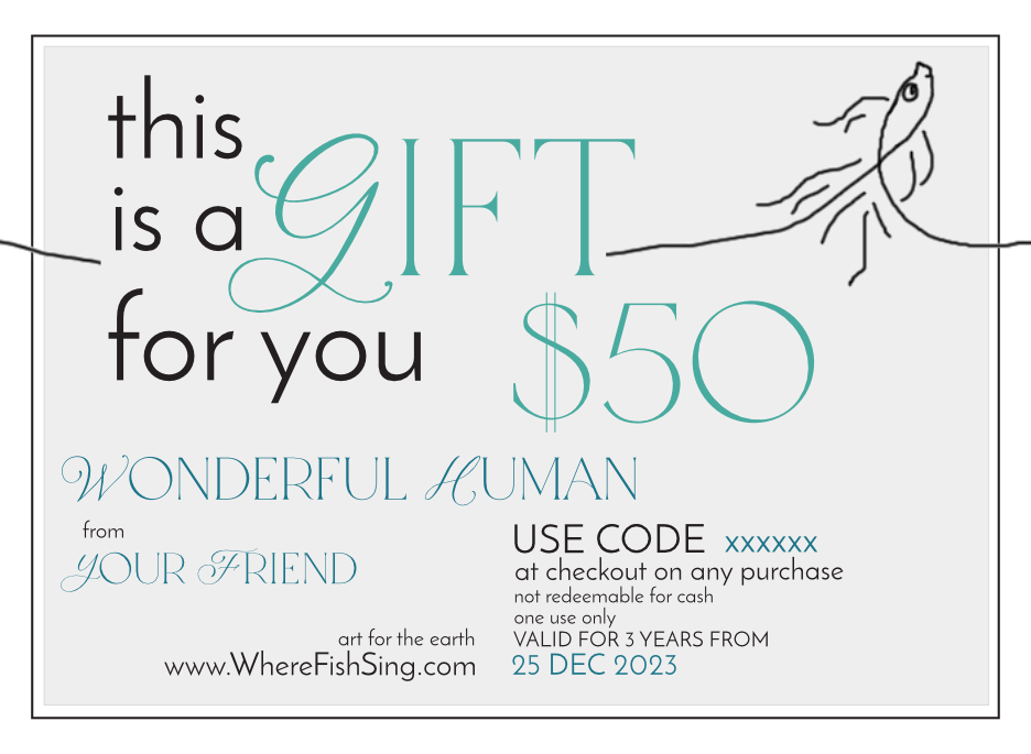 GiftVoucher -sample- $50